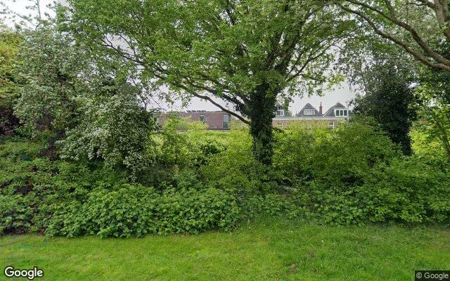 Losloopgebied Hondenlosloopgebied Groenstrook, oostzijde Mutua Fidesstraat, ter hoogte van het spoor
