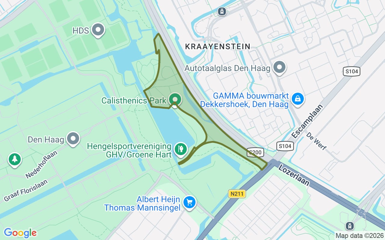 Losloopgebied Hondenlosloopgebied Gazon en Struweel