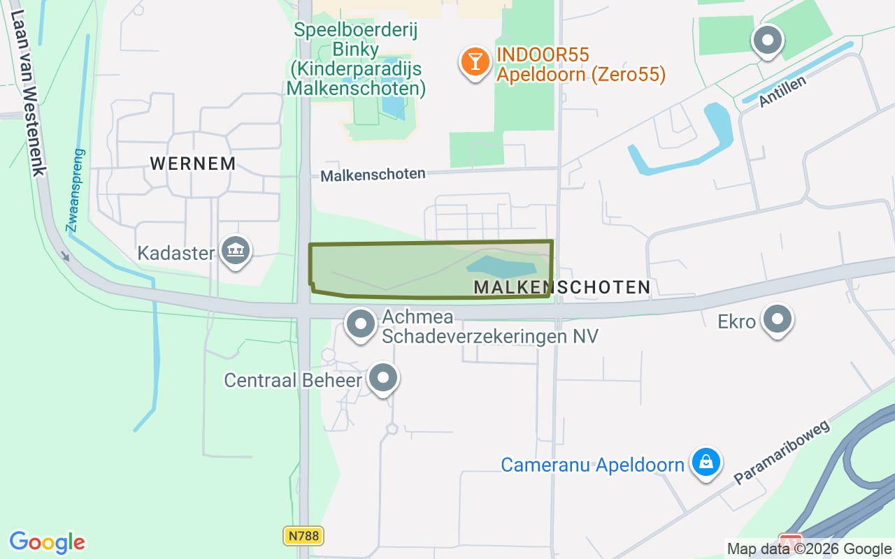 Losloopgebied Hondenlosloopgebied Laan van Malkenschoten