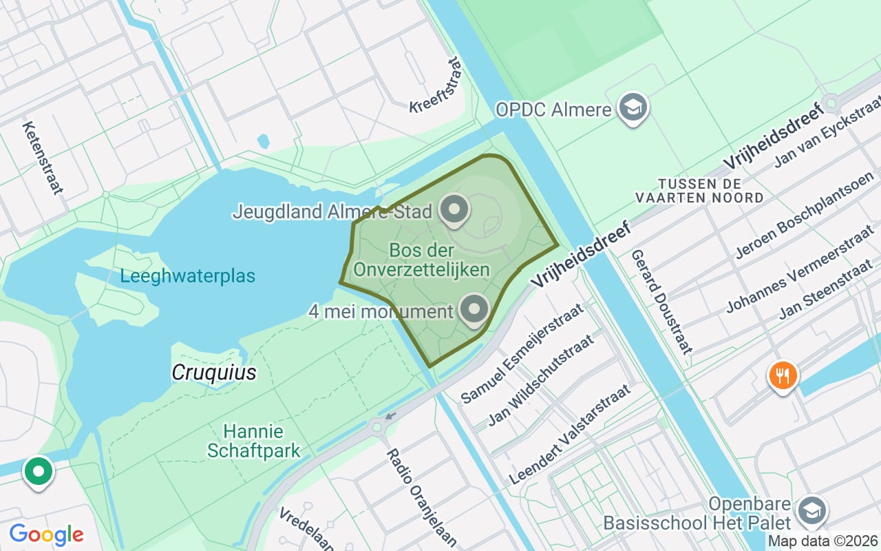 Losloopgebied Bos der Onverzettelijken